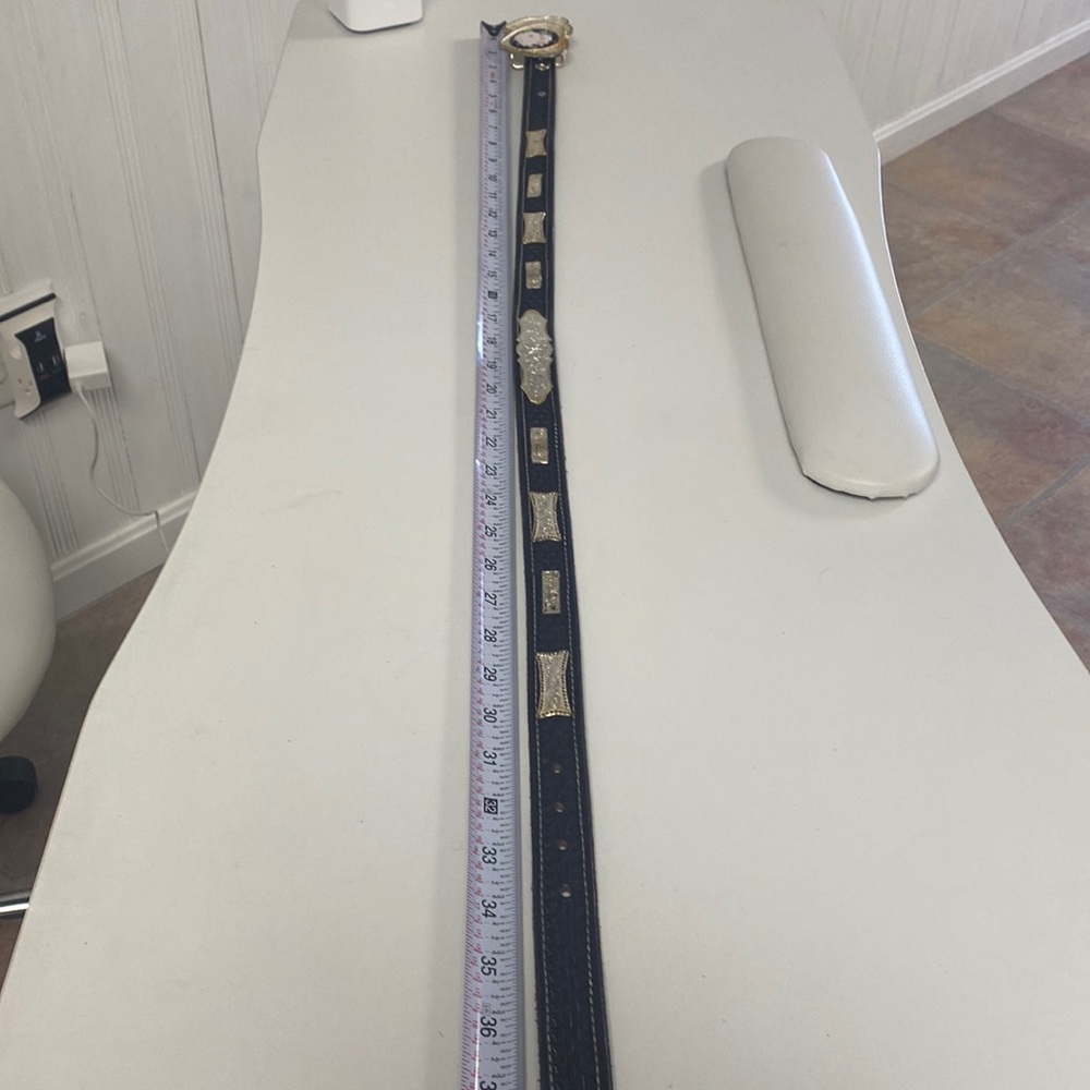 Women's western hand made leather belt by Al Toomey